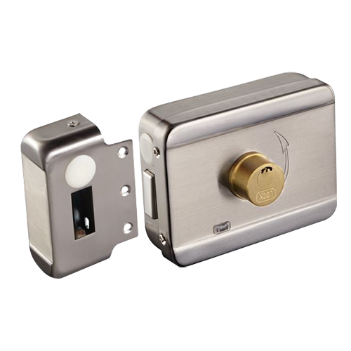 [ABK-703B-S] Cerradura de superficie electromecánica - Modo apertura Fail Secure (NO) - Apta para instalación sin cajear... ABK-703B-S