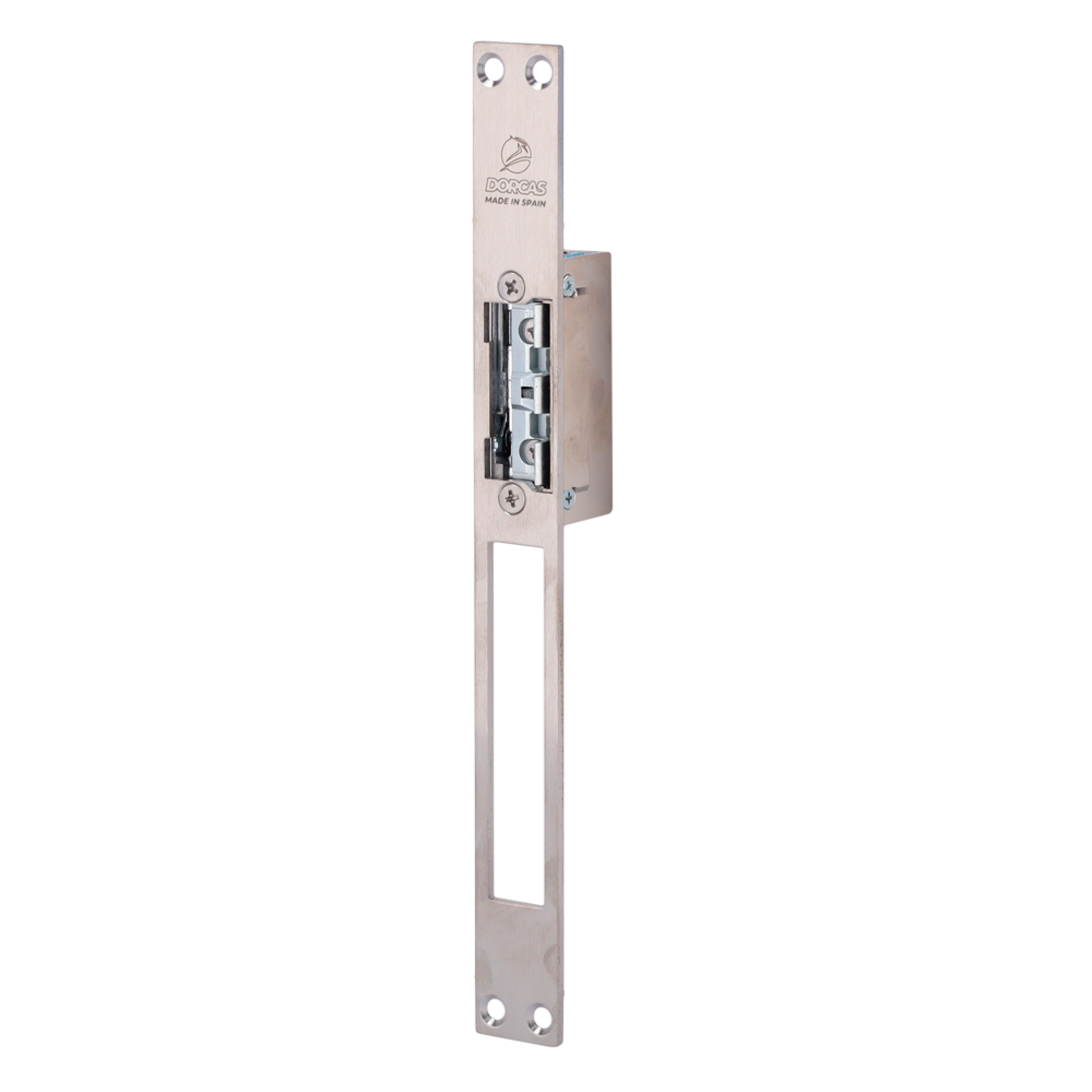 Abrepuertas eléctrico Dorcas - Para puerta sencilla | Pestillo radial regulable - Modo apertura Fail Secure... DR-99ABDF-TOP/YMX