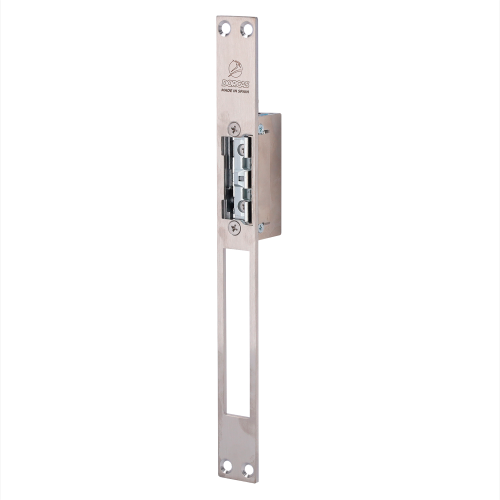 Abrepuertas eléctrico Dorcas - Para puerta sencilla | Pestillo radial regulable - Modo apertura Fail Secure... DR-99ABF-TOP/YMX