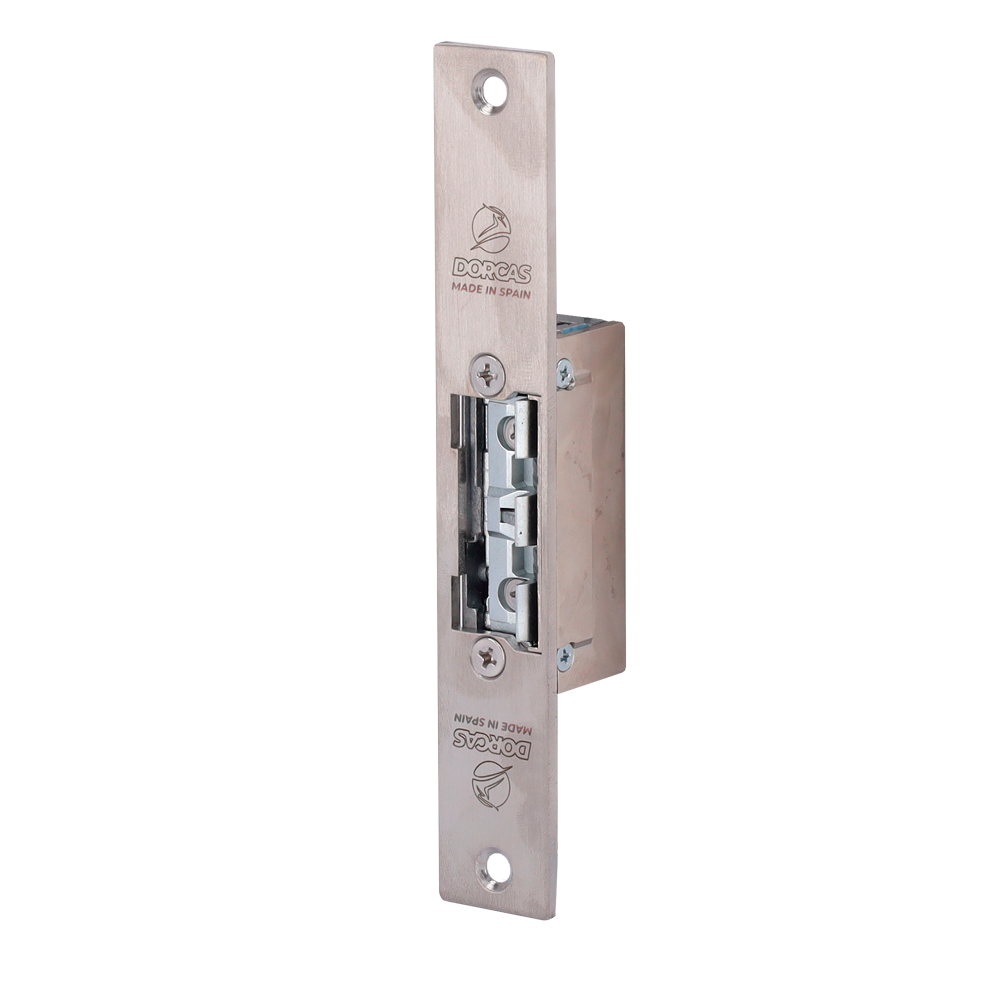 Abrepuertas eléctrico Dorcas - Para puerta sencilla | Pestillo radial regulable - Modo apertura Fail Secure... DR-99ABF-TOP/YSX