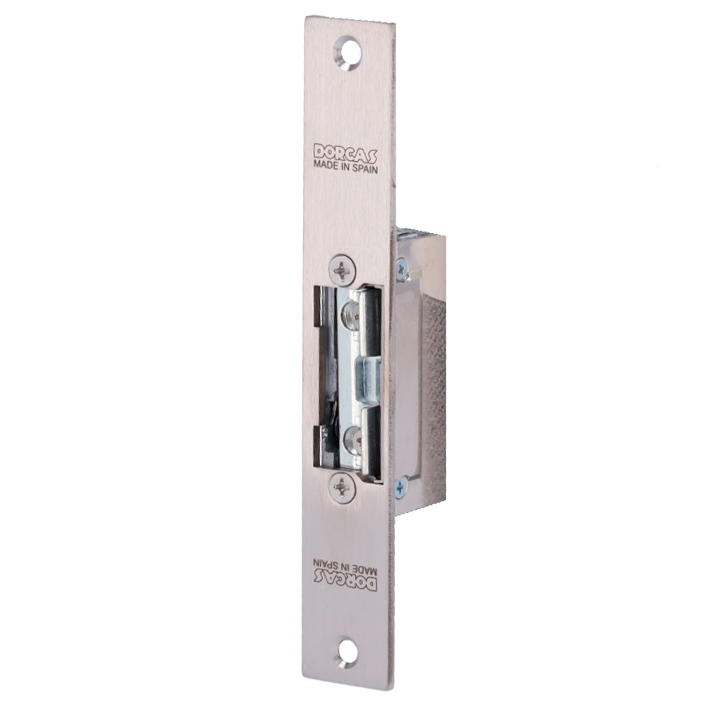 Abrepuertas eléctrico Dorcas - Para puerta sencilla | Pestillo radial regulable - Modo apertura Fail Secure... DR-99NDF-TOP/YSX