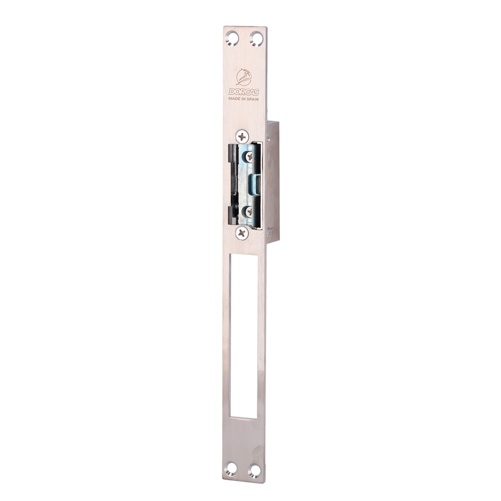 Abrepuertas eléctrico Dorcas - Para puerta sencilla | Pestillo radial regulable - Modo apertura Fail Secure... DR-99NF-TOP/YMX