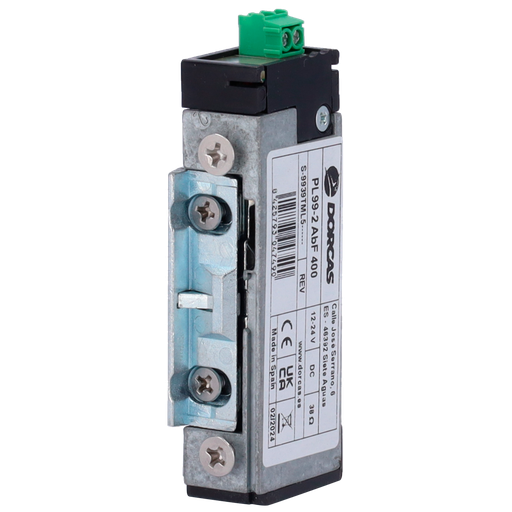 [DR-S-9939TML5] Abrepuertas eléctrico Dorcas - Para puerta sencilla | Pestillo radial regulable - Modo apertura Fail Secure... DR-S-9939TML5