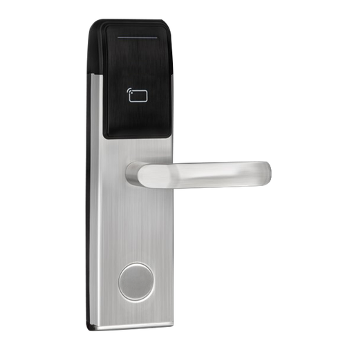 [HOTEL-L500-R] Cerradura de hotel - Apertura por tarjeta MF - Backset 60 mm | Apertura derecha - Autónoma a batería 4 x AA... HOTEL-L500-R