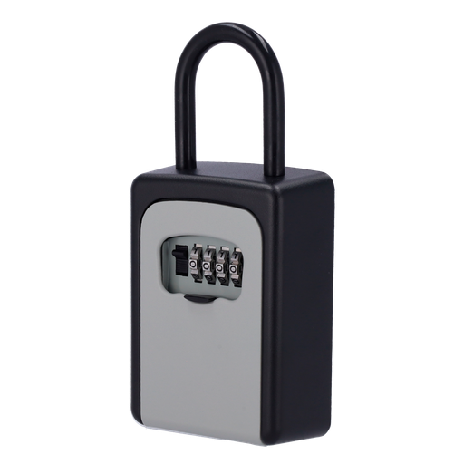 [KEYS-SAFEBOX-HOOK] Caja de seguridad con gancho para llaves - Apertura con código de 4 dígitos - Instalación en pared o enganc... KEYS-SAFEBOX-HOOK