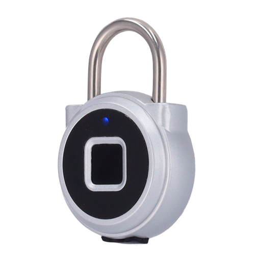 [PADLOCK-FBT] Candado inteligente Bluetooth - Apertura mediante huella y app - Capacidad 15 huellas - Diámetro de la viga... PADLOCK-FBT