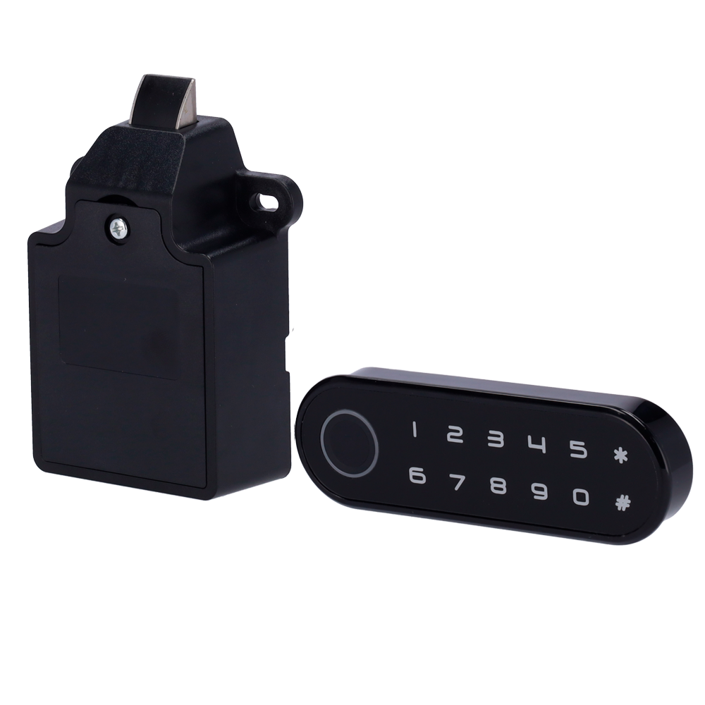 Cerradura inteligente para taquillas - Identificación por huella o contraseña - Alimentación 4 x AA - Modo ... SF-CABINETLOCK-FK