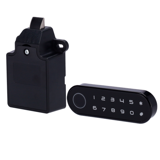 [SF-CABINETLOCK-FK-PUBLIC] Cerradura inteligente para taquillas - Identificación por huella o contraseña - Alimentación 4 x AA - Modo ... SF-CABINETLOCK-FK