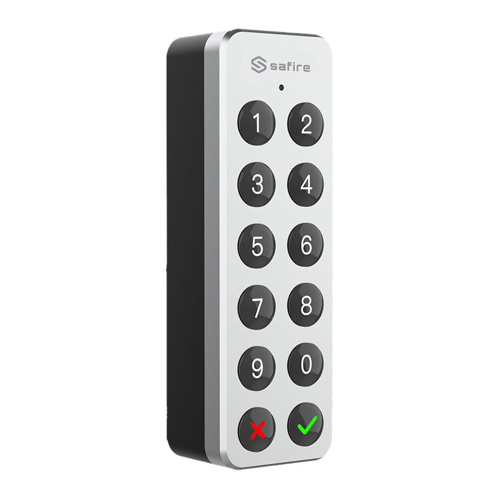 Accesorio de teclado - Compatible con SF-SMARTLOCK-BT y SF-SLRELAY-BT - Apertura y cierre remotos de la cer... SF-SLKEYPAD-BT