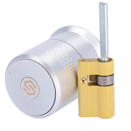 [SF-SMARTLOCK-BT-PRO] Cerradura inteligente Bluetooth - Cilindro ajustable motorizado europeo - Usuarios invitados sin estar próx... SF-SMARTLOCK-BT-P