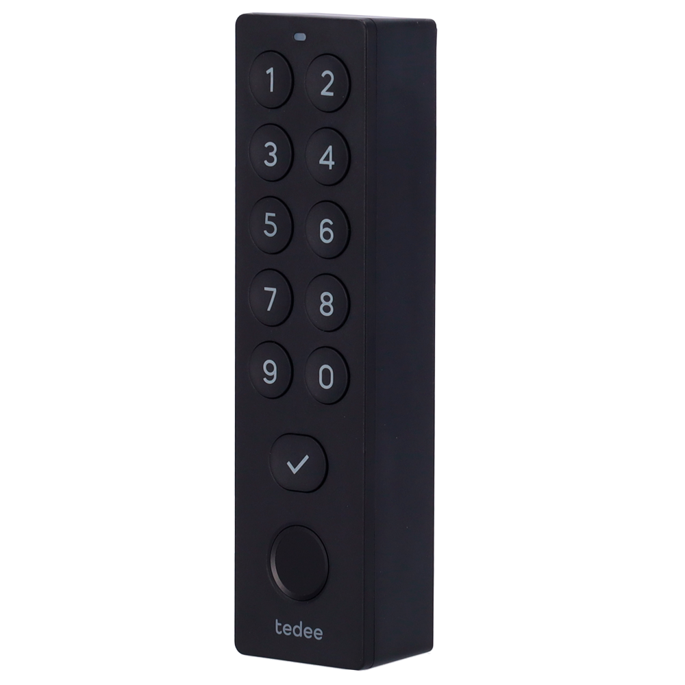 Accesorio de teclado - Comunicación Bluetooth - Apertura y cierre con PIN o huella - Códigos de un solo uso... TEDEE-KEYPADPRO