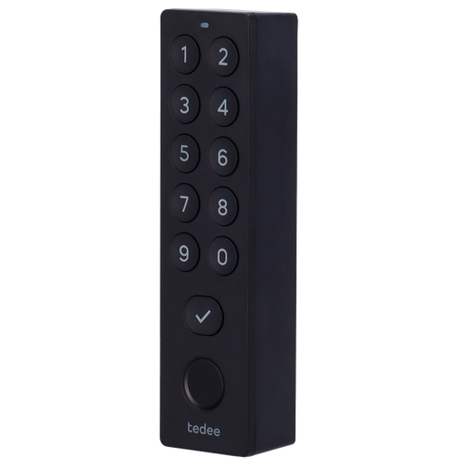 [TEDEE-KEYPADPRO] Accesorio de teclado - Comunicación Bluetooth - Apertura y cierre con PIN o huella - Códigos de un solo uso... TEDEE-KEYPADPRO