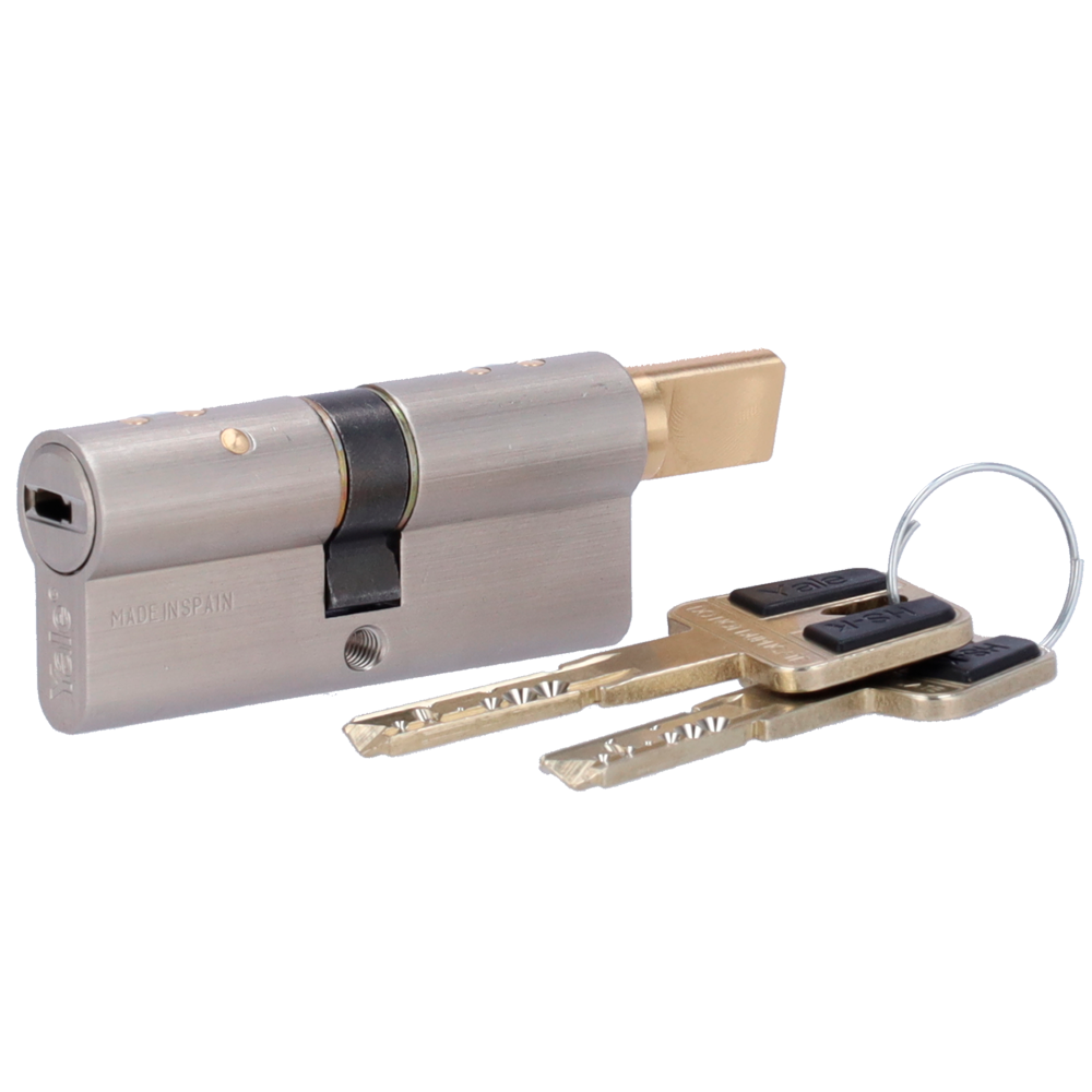 Cilindro de alta seguridad doble embrague - Anti-bumping, ganzúa, taladro y rotura - Apto para YALE-LINUS-L... YALE-CYLINDER-HSK