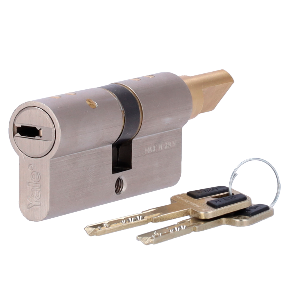 Cilindro de alta seguridad doble embrague - Anti-bumping, ganzúa, taladro y rotura - Apto para YALE-LINUS-L... YALE-CYLINDER-HSK