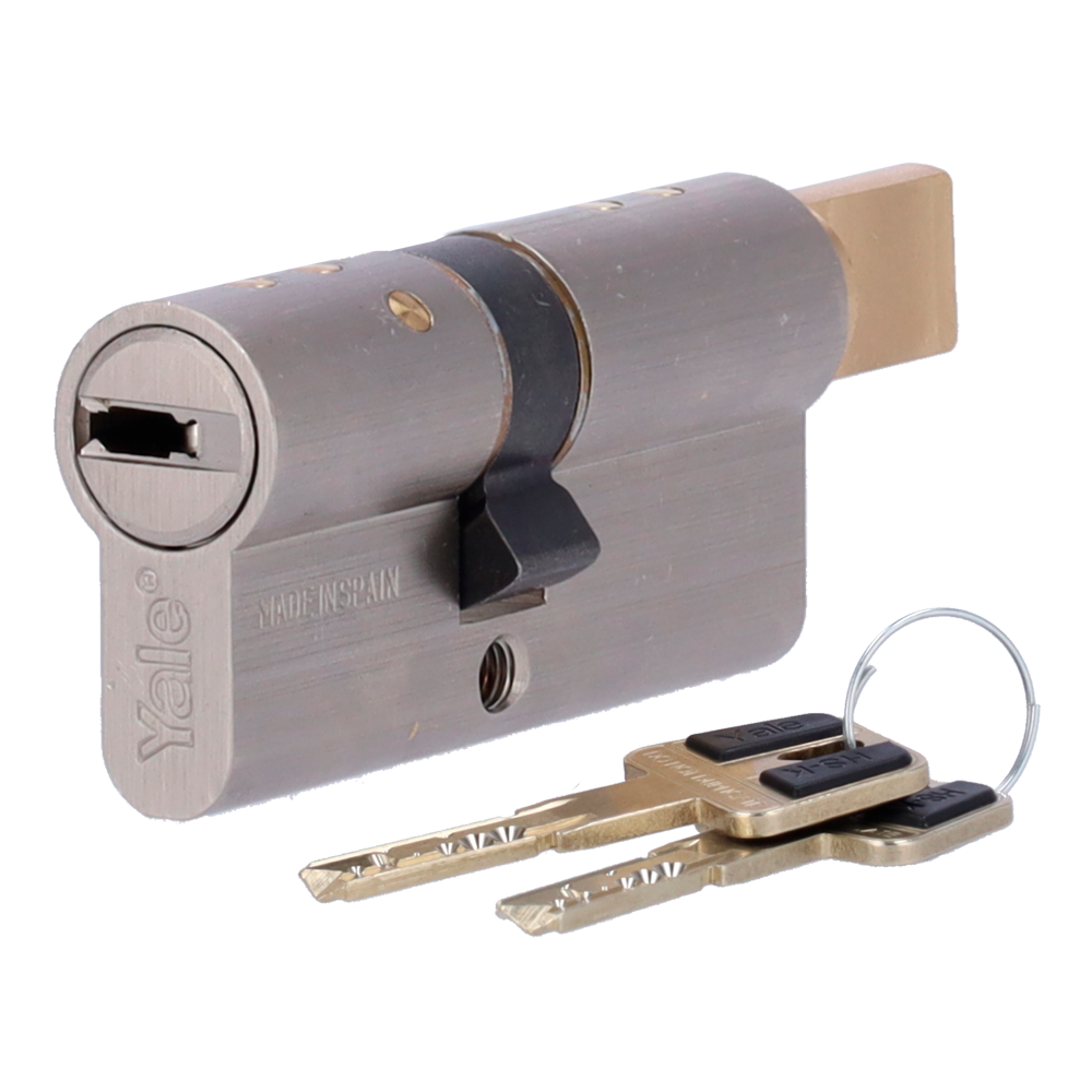 Cilindro de alta seguridad doble embrague - Anti-bumping, ganzúa, taladro y rotura - Apto para YALE-LINUS-L... YALE-CYLINDER-HSK