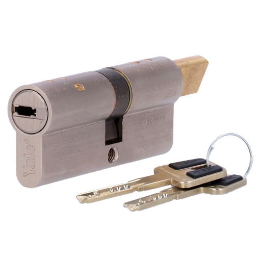 [YALE-CYLINDER-HSK-3540] Cilindro de alta seguridad doble embrague - Anti-bumping, ganzúa, taladro y rotura - Apto para YALE-LINUS-L... YALE-CYLINDER-HSK