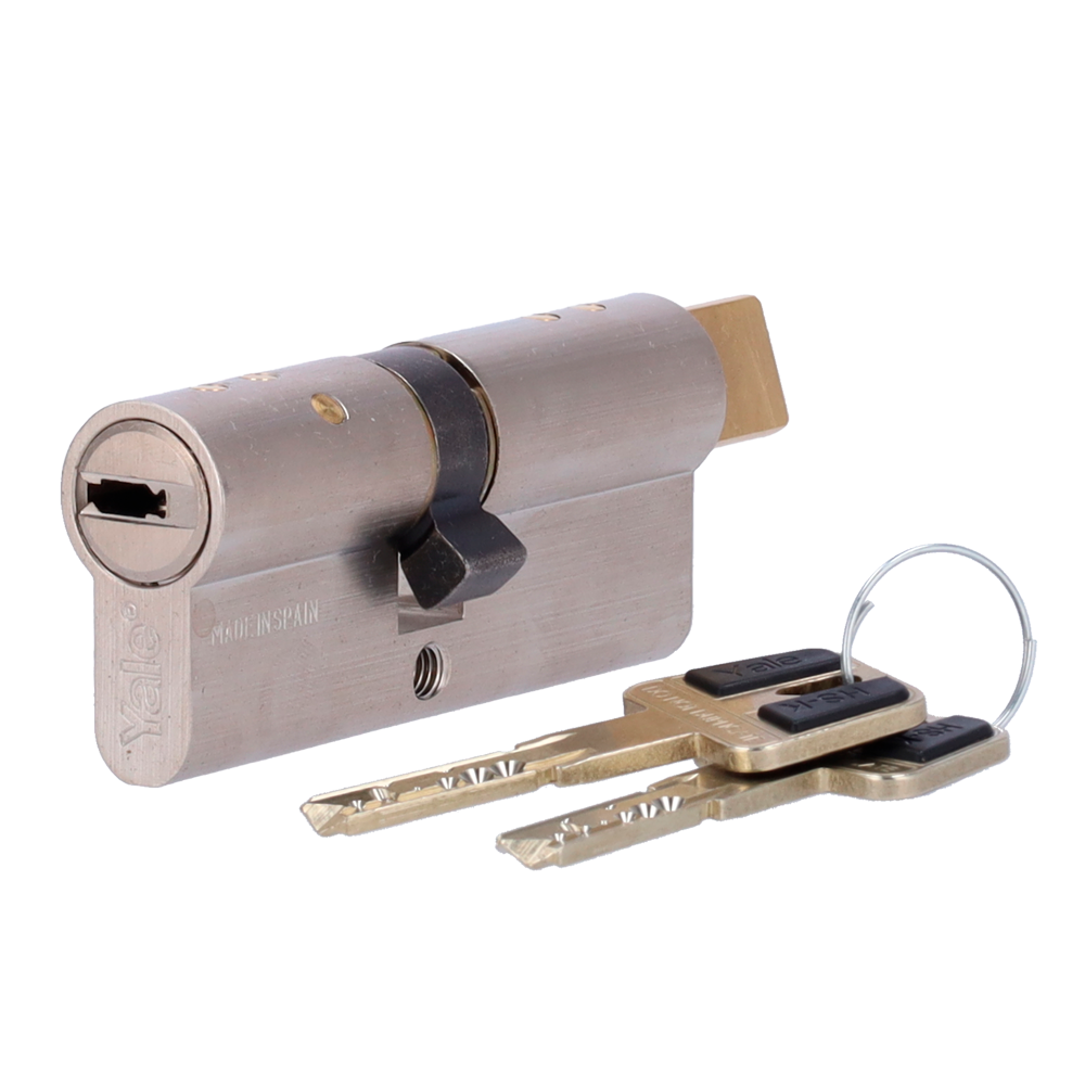 Cilindro de alta seguridad doble embrague - Anti-bumping, ganzúa, taladro y rotura - Apto para YALE-LINUS-L... YALE-CYLINDER-HSK