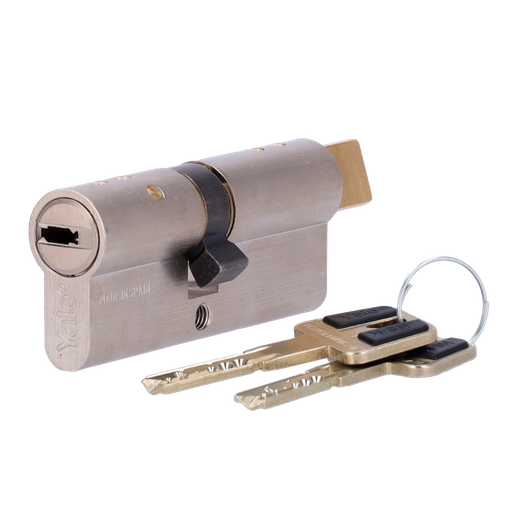 [YALE-CYLINDER-HSK-4035] Cilindro de alta seguridad doble embrague - Anti-bumping, ganzúa, taladro y rotura - Apto para YALE-LINUS-L... YALE-CYLINDER-HSK