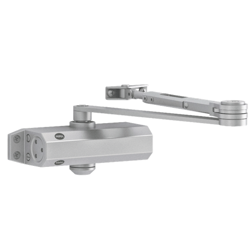 [YALE-DOORCLOSER-3500-RET] Cierrapuertas de brazo articulado - Instalación de superficie y reversible - Apertura con fuerza reducida -... YALE-DOORCLOSER-3