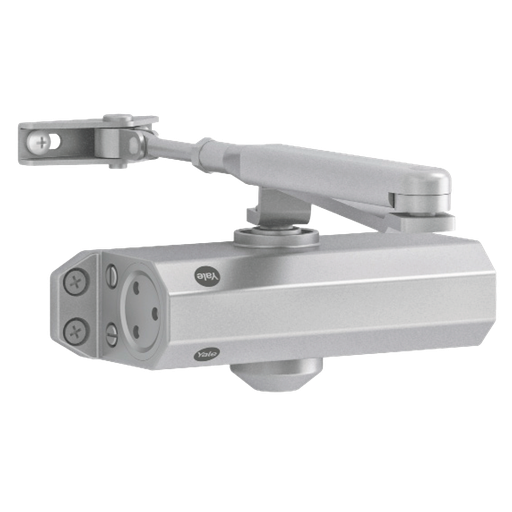 [YALE-DOORCLOSER-4500-ST] Cierrapuertas de brazo articulado - Instalación de superficie y reversible - Apertura convencional - Puerta... YALE-DOORCLOSER-4