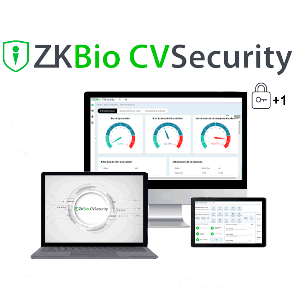 Licencia software control de acceso - 1 cerradura adicional hotel offline - Gestión de habitaciones y huésp... ZK-SOF-ZKBIOCV-AD