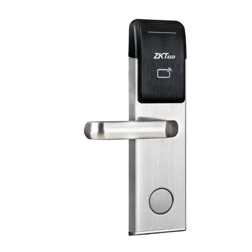 Cerradura de hotel online - Apertura por tarjeta MF - Backset 70 mm | Apertura izquierda - Autónoma 4 x pil... ZK-ZL700L
