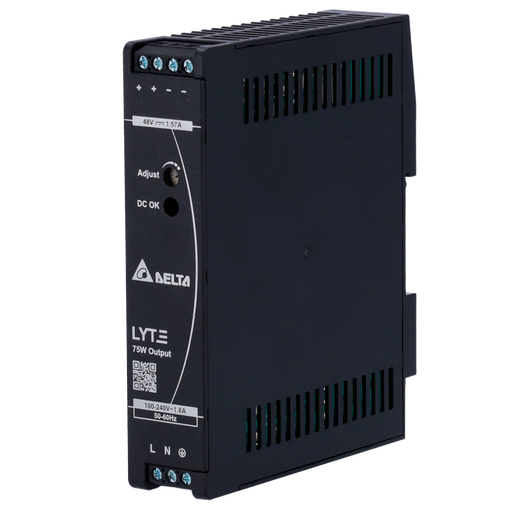 [DRL-48V75W1AZ] Fuente de alimentación conmutada - Salida DC 48 V / 1.57 A / 75 W - Montaje en carril DIN DRL-48V75W1AZ