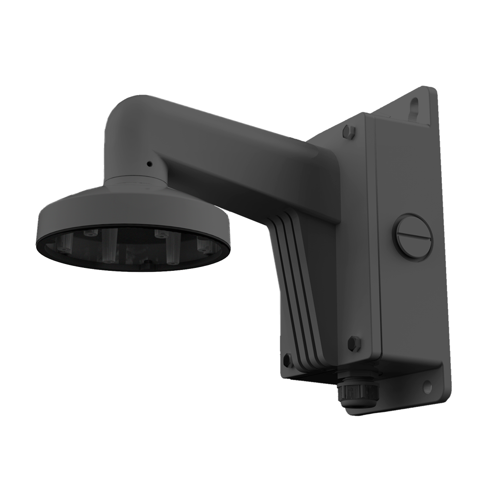 Hikvision DS-1273ZJ-140B-BLACK - Soporte de pared con caja de conexión