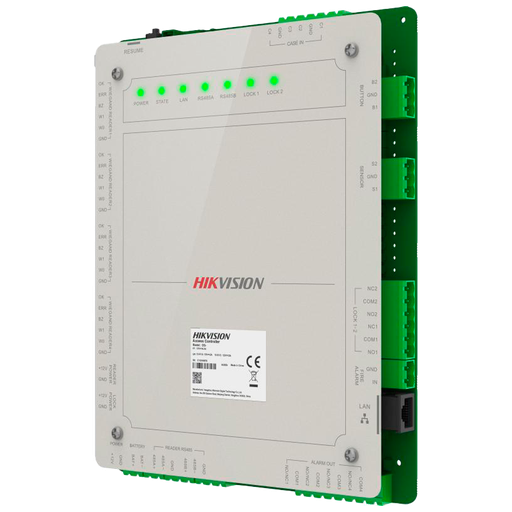 [DS-K2624X(P)] Hikvision DS-K2624X(P) - Controladora acceso Facial/Huella/Tarjeta/PIN/QR