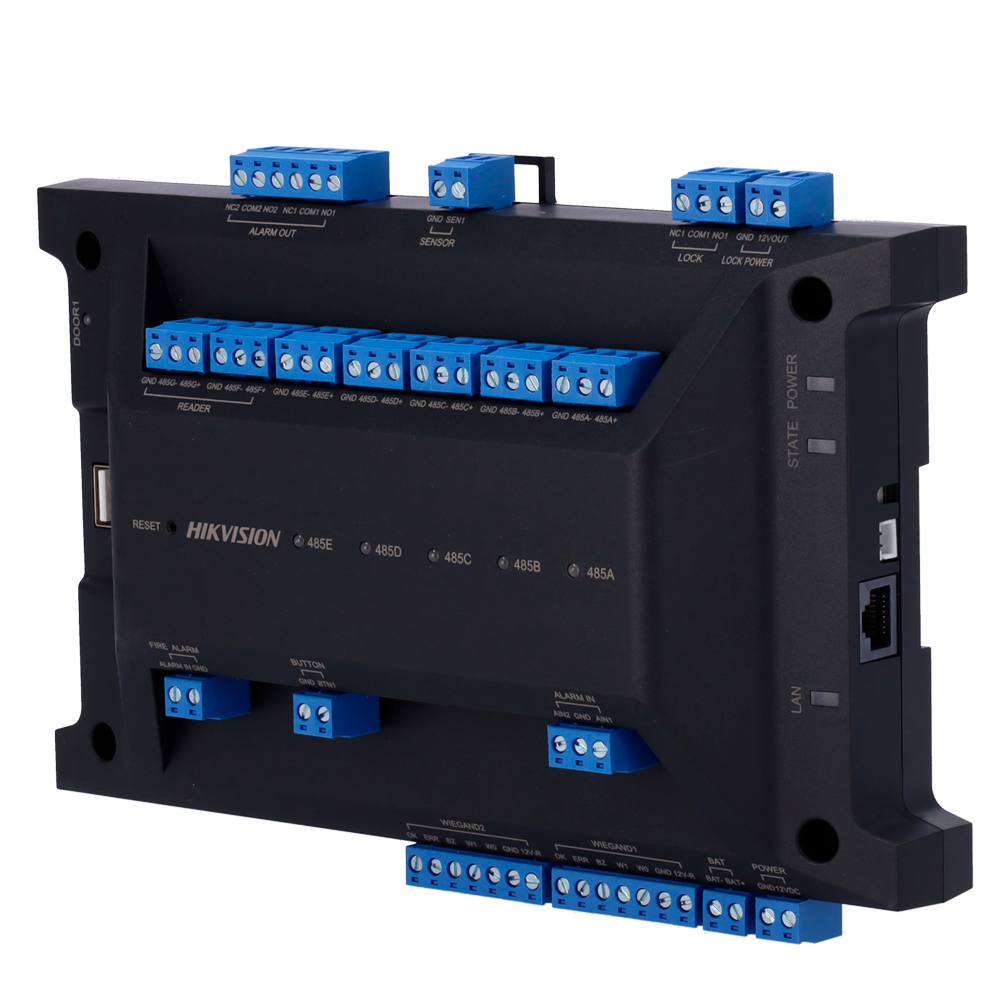Hikvision DS-K2701X(P) - Controladora acceso Facial/Huella/Tarjeta/PIN/QR