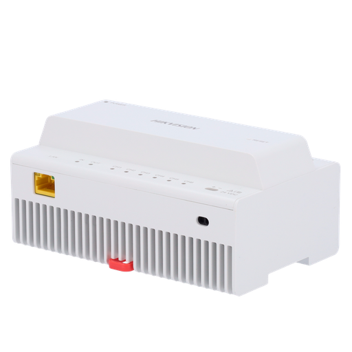 [DS-KAD706Y] Conversor para edificios - 2 hilos a IP - 6 grupos de 2 hilos - TCP/IP con RJ45 - Alimenta dispositivos a 2 hilos ... DS-KAD706Y