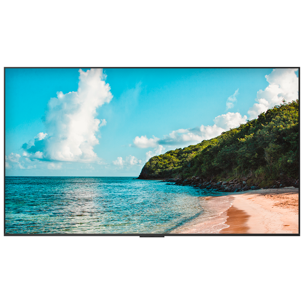 Monitor digital signage 100" 4K - Cartelería digital local USB - Cartelería cloud VisionInfo (opcional) - Funcio... HIS-100DM66E