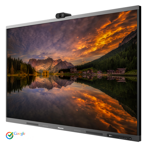 [HIS-86MR6DE] Pantalla interactiva HISENSE 86" 4K - Resolución 3840x2160 - Certificación Google - Transmisión inalámbrica - And... HIS-86MR6DE