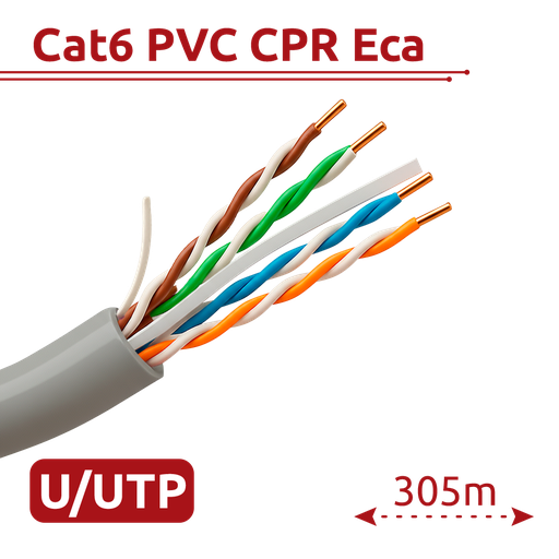 [DS-1LN6-UE-W] Hikvision DS-1LN6-UE-W - cable UTP categoría 6
