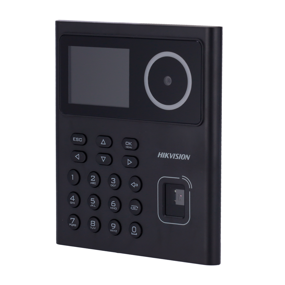 Hikvision DS-K1T320MFWX-B/S - Terminal acceso Facial/Huella/Tarjeta/PIN