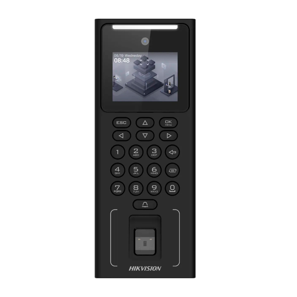 Hikvision DS-K1T321MFWX - Terminal acceso Facial/Huella/Tarjeta/PIN