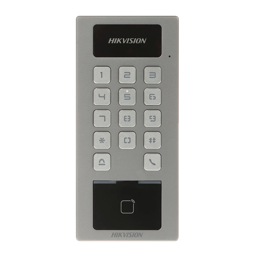 [DS-K1T502DBFWX] Hikvision DS-K1T502DBFWX - Terminal acceso Huella/Tarjeta/PIN IP65