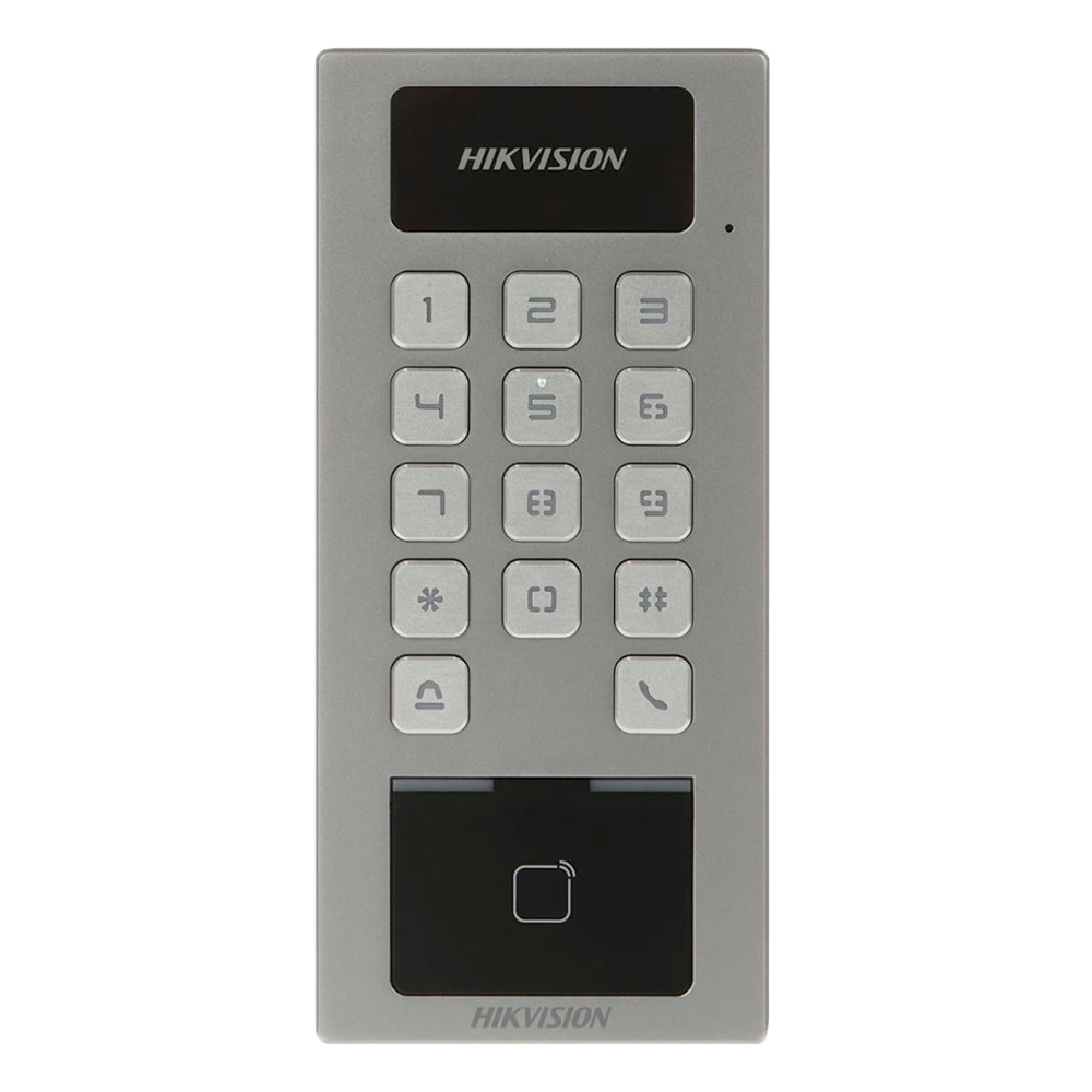 Hikvision DS-K1T502DBWX - Terminal acceso Tarjeta/PIN IP65