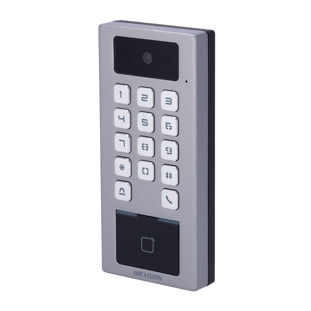 Hikvision DS-K1T502DBWX-C - Terminal acceso Tarjeta/PIN/QR IP65