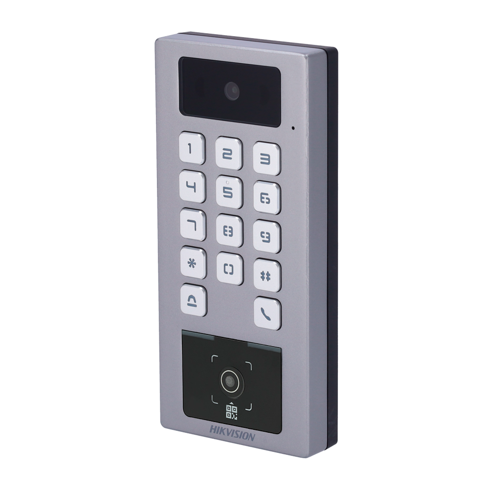 Hikvision DS-K1T502DBWX-CQR - Terminal acceso Tarjeta/PIN/QR IP65