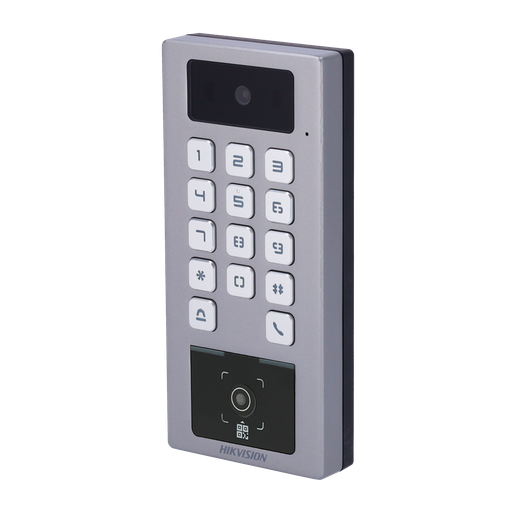 [DS-K1T502DBWX-CQR] Hikvision DS-K1T502DBWX-CQR - Terminal acceso Tarjeta/PIN/QR IP65