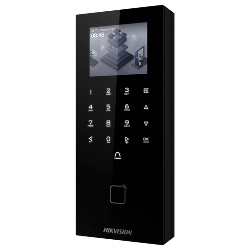 [DS-K1T807EBWX-QRE1] Hikvision DS-K1T807EBWX-QRE1 - Terminal acceso Tarjeta/PIN/QR IP65
