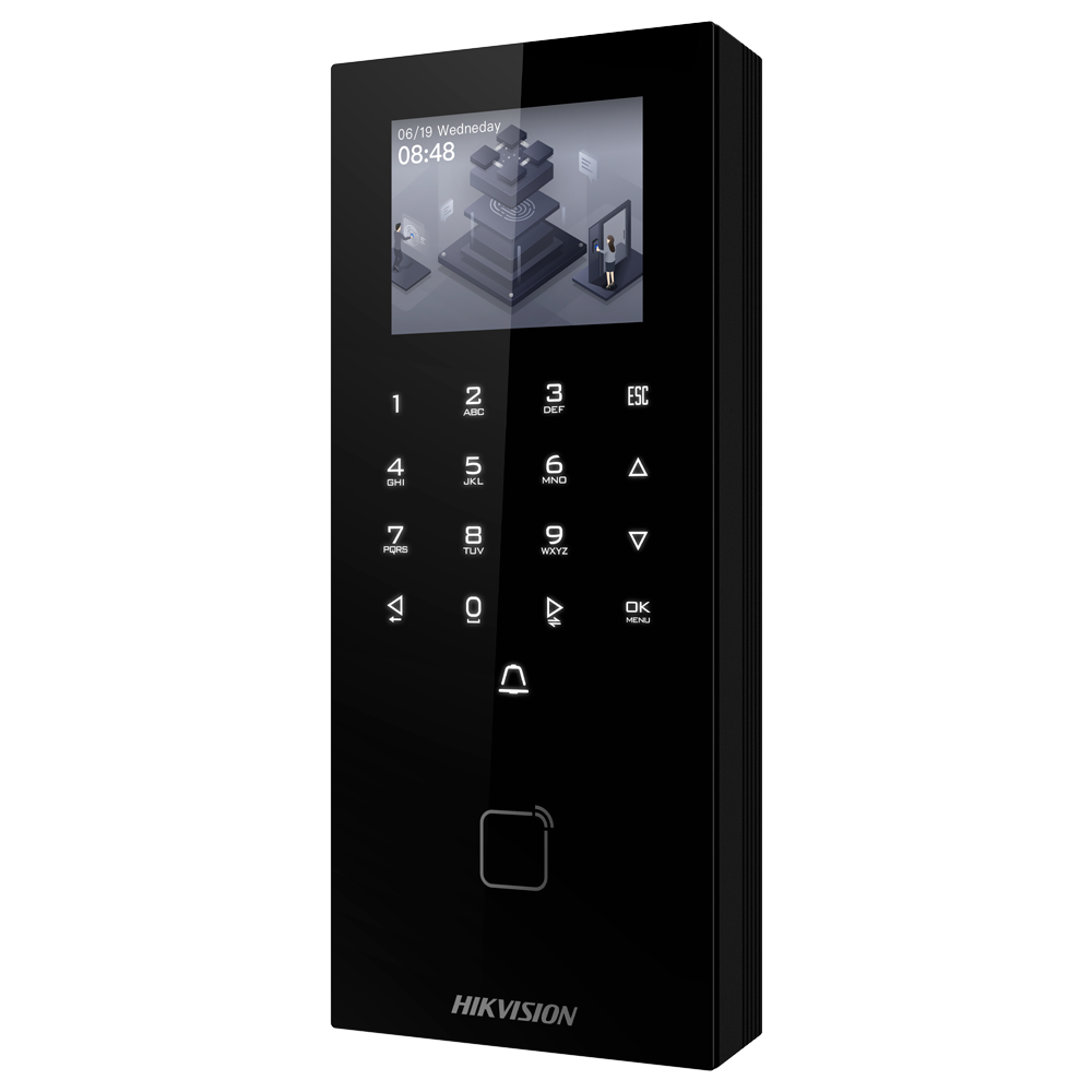 Hikvision DS-K1T807MBWX-QRE1 - Terminal acceso Tarjeta/PIN/QR IP65