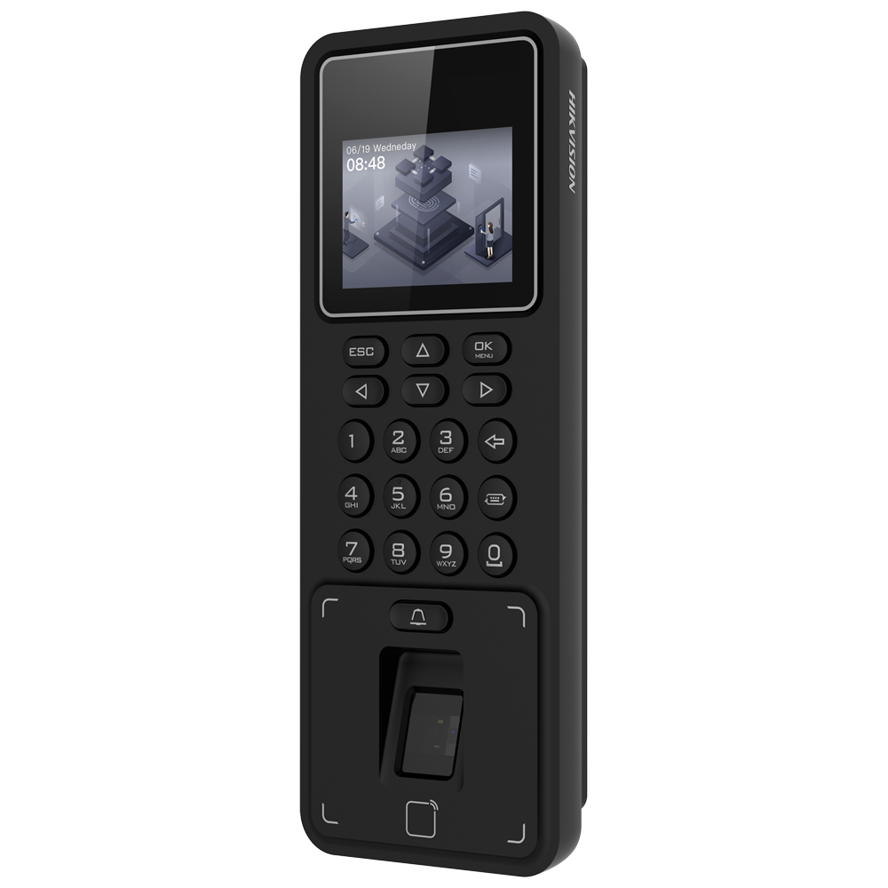 Hikvision DS-K1T808MFWX - Terminal acceso Huella/Tarjeta/PIN