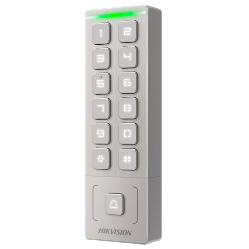 [DS-K1T809MWX] Hikvision DS-K1T809MWX - Terminal acceso Tarjeta/PIN IP65