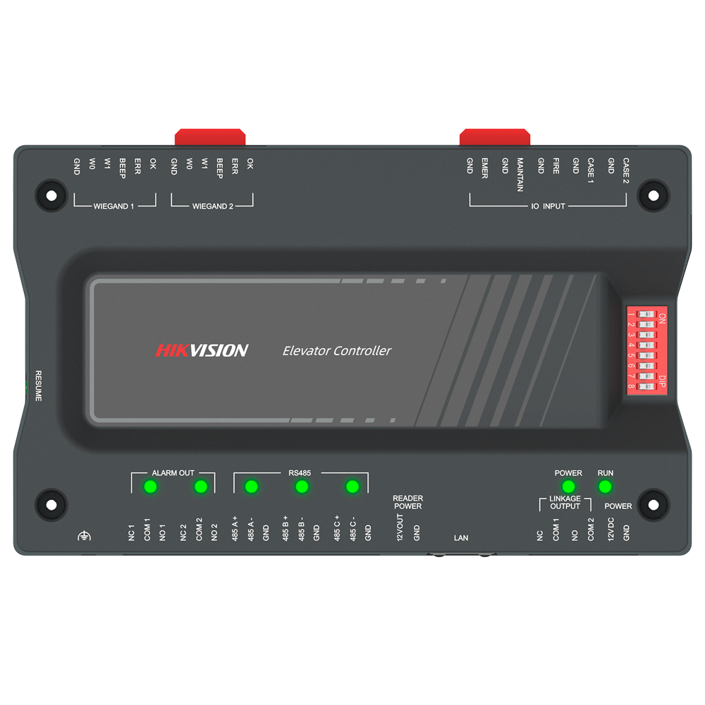 Hikvision DS-K2220X(P) - Controladora acceso Huella/Tarjeta/PIN/QR
