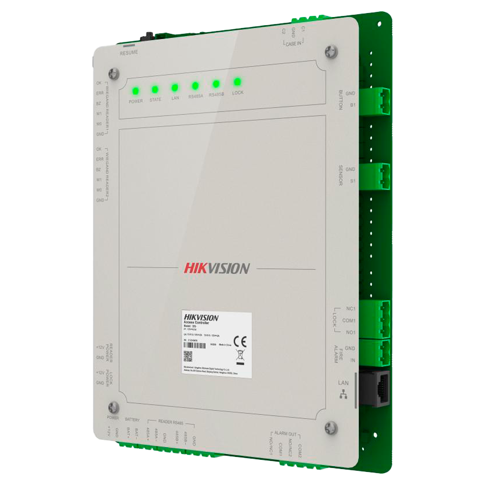 Hikvision DS-K2621X(P) - Controladora acceso Facial/Huella/Tarjeta/PIN/QR