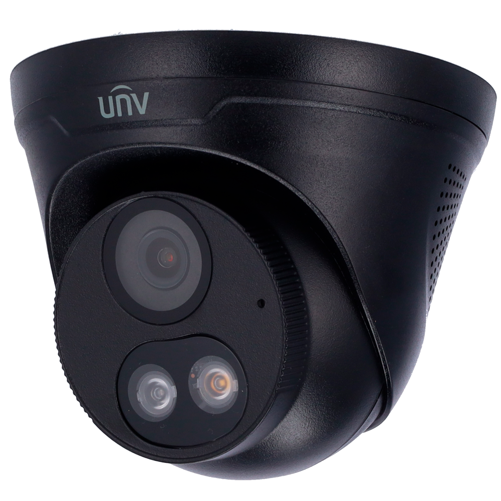 Uniview UV-IPC3614LE-ADF28KC-DL-BLACK - Cámara IP 4MP 2.8mm