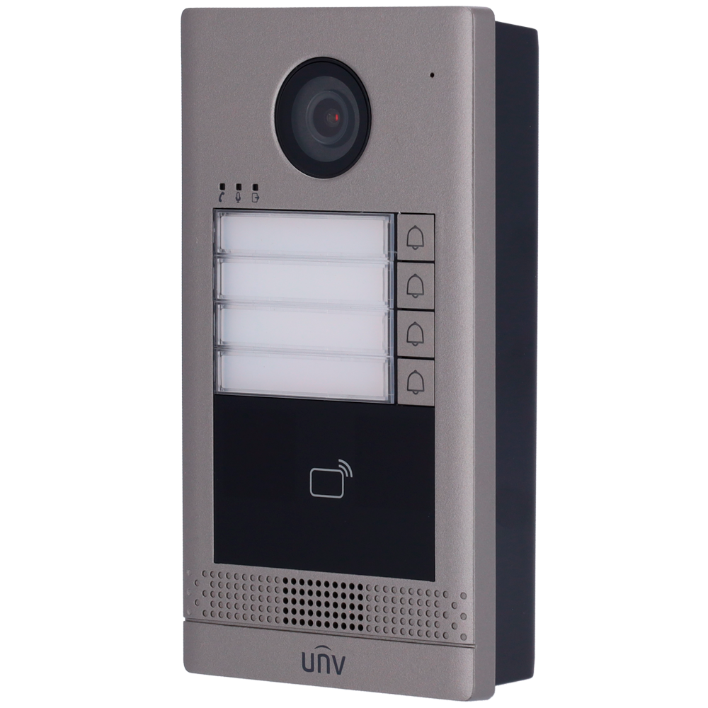 UV-OEU-202S-HMK4 - Videoportero IP 4 apartamentos - Cámara 2 Mpx | Audio bidireccional -...