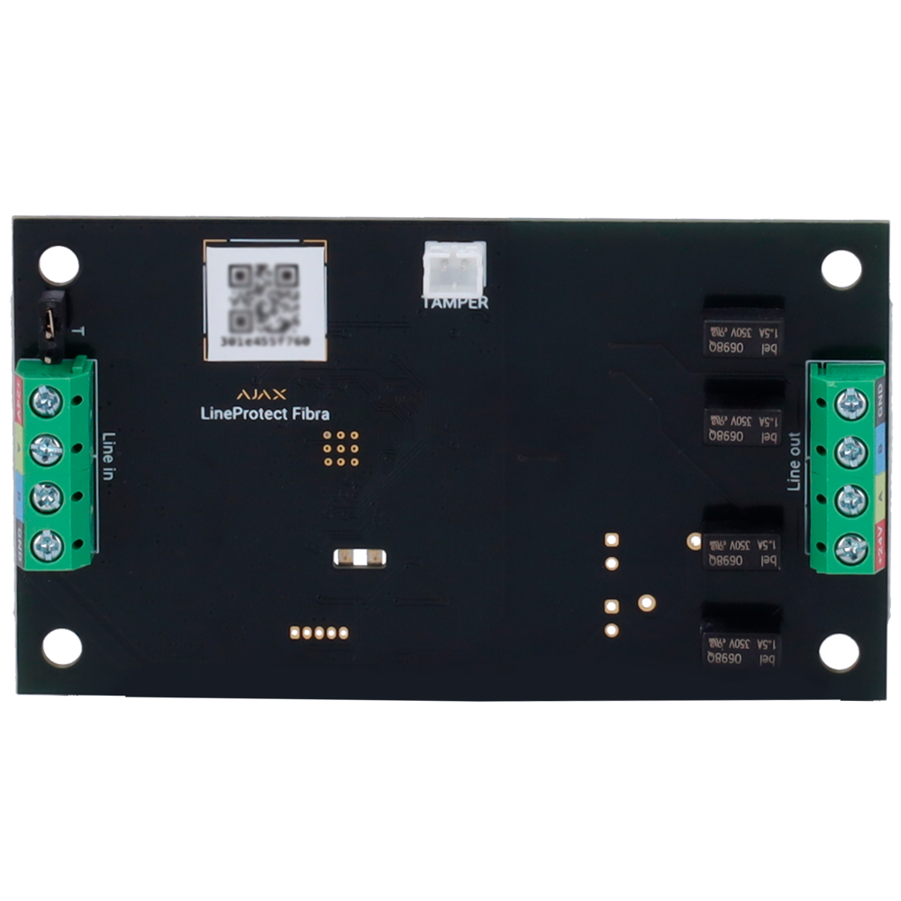 FIBRA-LINEPROTECT - Módulo de protección de línea cableada - Contra cortocircuitos, tensión de...